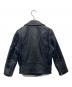 beautiful people (ビューティフルピープル) vintage leather riders jacket ブラック サイズ:130：12000円