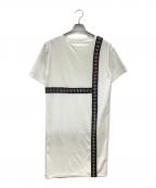 Ameriアメリ）の古着「フック式デザイン半袖ワンピース」｜ホワイト