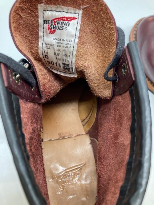 RED WING（レッドウィング）RED WING (レッドウィング) ベックマンブーツ ブラックチェリー サイズ:7 1/2Dの古着・服飾アイテム