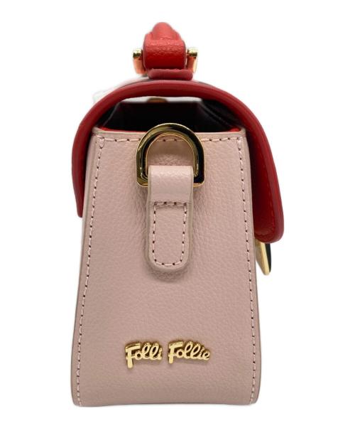 Folli Follie（フォリフォリ）Folli Follie (フォリフォリ) カモ柄フラップショルダーバッグ ピンクの古着・服飾アイテム