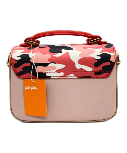 Folli Follie（フォリフォリ）Folli Follie (フォリフォリ) カモ柄フラップショルダーバッグ ピンクの古着・服飾アイテム