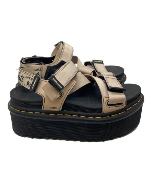 Dr.Martens（ドクターマーチン）Dr.Martens (ドクターマーチン) KIMBER ストラップサンダル ブラック×ベージュ サイズ:UK3の古着・服飾アイテム