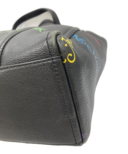 MARC JACOBS（マークジェイコブス）MARC JACOBS (マークジェイコブス) NEW YORK MAGAZINE (ニューヨークマガジン) THE TAG TOTE ブラックの古着・服飾アイテム