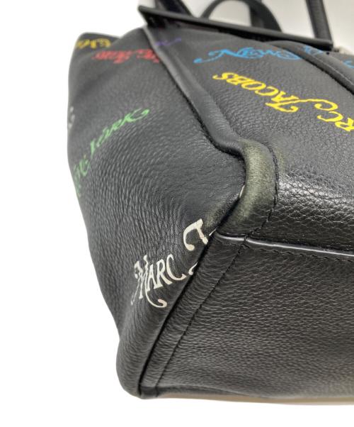 MARC JACOBS（マークジェイコブス）MARC JACOBS (マークジェイコブス) NEW YORK MAGAZINE (ニューヨークマガジン) THE TAG TOTE ブラックの古着・服飾アイテム