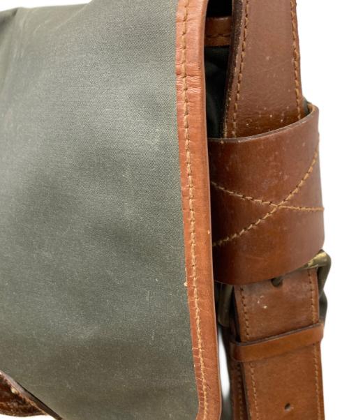 POLO RALPH LAUREN（ポロ・ラルフローレン）POLO RALPH LAUREN (ポロ・ラルフローレン) オイルドメッセンジャーバッグ オリーブの古着・服飾アイテム