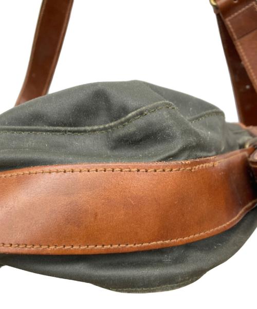 POLO RALPH LAUREN（ポロ・ラルフローレン）POLO RALPH LAUREN (ポロ・ラルフローレン) オイルドメッセンジャーバッグ オリーブの古着・服飾アイテム