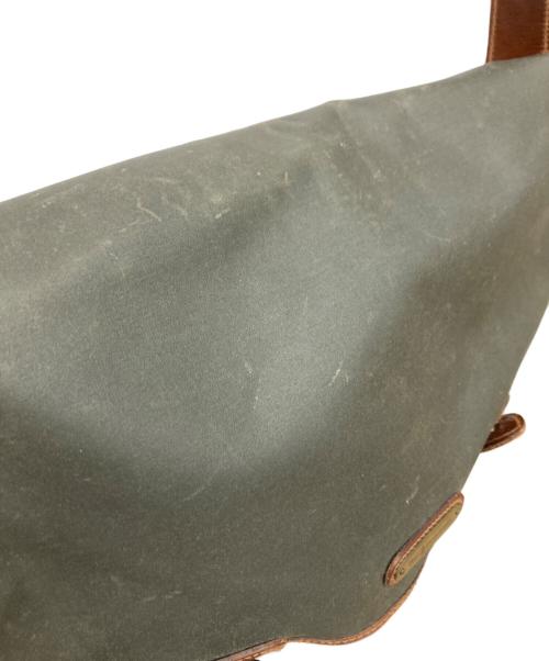 POLO RALPH LAUREN（ポロ・ラルフローレン）POLO RALPH LAUREN (ポロ・ラルフローレン) オイルドメッセンジャーバッグ オリーブの古着・服飾アイテム