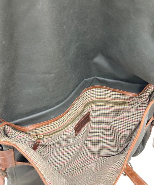 POLO RALPH LAUREN（ポロ・ラルフローレン）POLO RALPH LAUREN (ポロ・ラルフローレン) オイルドメッセンジャーバッグ オリーブの古着・服飾アイテム