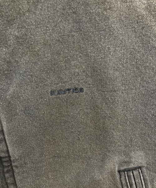 NAUTICA（ノーティカ）NAUTICA (ノーティカ) ヴィンテージ加工デニムブルゾン グレー サイズ:Mの古着・服飾アイテム