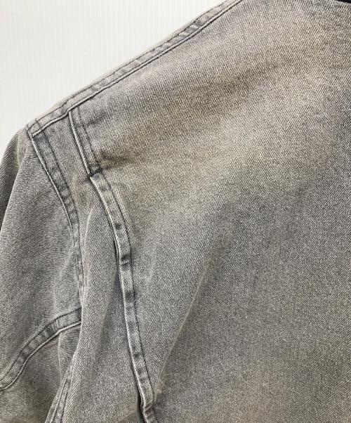 NAUTICA（ノーティカ）NAUTICA (ノーティカ) ヴィンテージ加工デニムブルゾン グレー サイズ:Mの古着・服飾アイテム