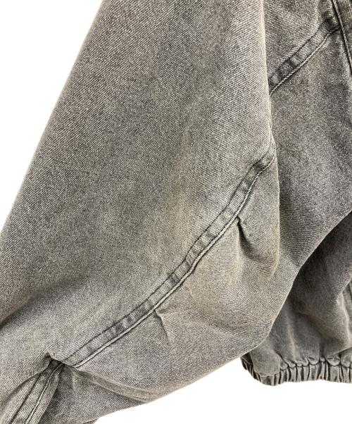 NAUTICA（ノーティカ）NAUTICA (ノーティカ) ヴィンテージ加工デニムブルゾン グレー サイズ:Mの古着・服飾アイテム