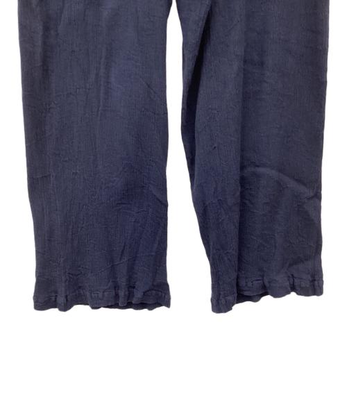 ISSEY MIYAKE HaaT（イッセイミヤケハート）ISSEY MIYAKE Haat (イッセイミヤケハート) プリーツフレアパンツ ネイビー サイズ:2の古着・服飾アイテム