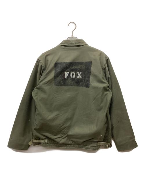 U'S NAVY（ユーエスネイビー）U'S NAVY (ユーエスネイビー) A-2デッキジャケット/83年製 80s オリーブ サイズ:42-44の古着・服飾アイテム