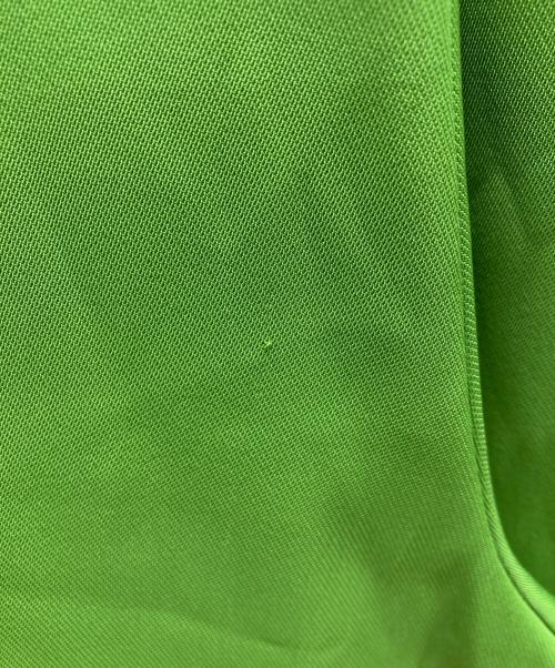 UN3D.（アンスリード）UN3D. (アンスリード) ベルテッドワイドパンツ グリーン サイズ:38の古着・服飾アイテム