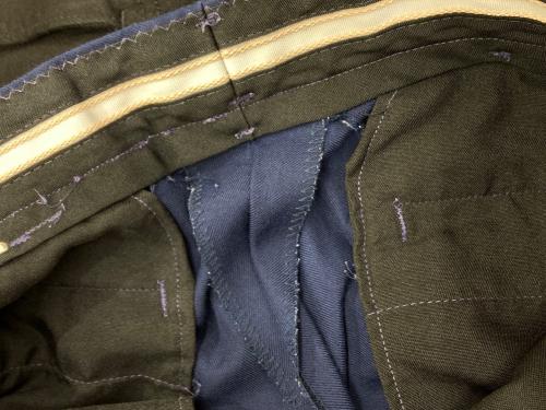 U'S NAVY（ユーエスネイビー）U'S NAVY (ユーエスネイビー) スラックス ネイビー サイズ:-の古着・服飾アイテム