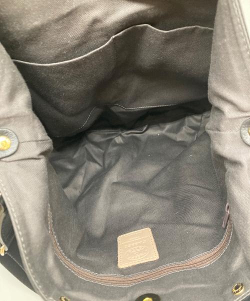 russet（ラシット）russet (ラシット) ソフトレザー2WAYトートバッグ ブラックの古着・服飾アイテム