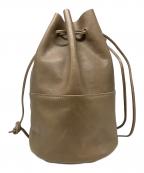 arts&craftsアーツアンドクラフツ）の古着「DRAW STRINGS POUCH M/巾着バッグ」｜ブラウン