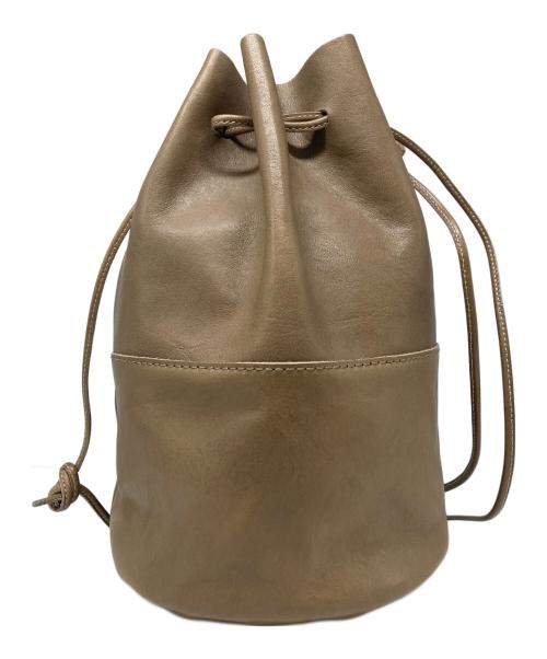 arts&crafts（アーツアンドクラフツ）ARTS&CRAFTS (アーツアンドクラフツ) DRAW STRINGS POUCH M/巾着バッグ ブラウンの古着・服飾アイテム