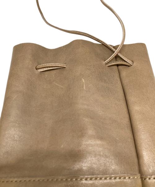 arts&crafts（アーツアンドクラフツ）ARTS&CRAFTS (アーツアンドクラフツ) DRAW STRINGS POUCH M/巾着バッグ ブラウンの古着・服飾アイテム