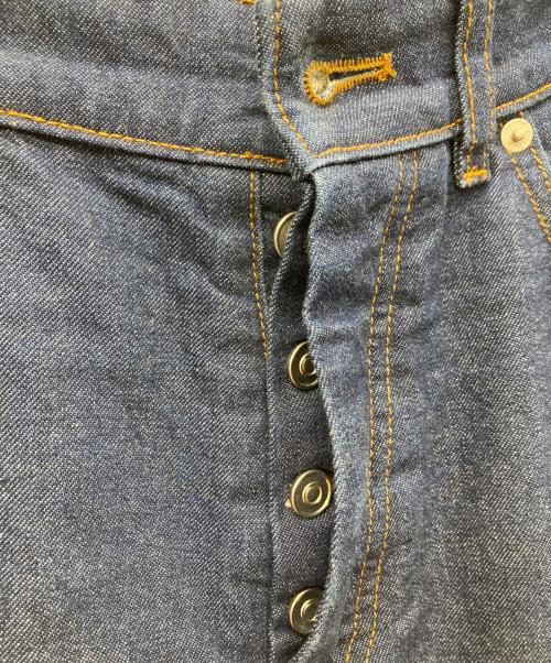 maison kitsune（メゾンキツネ）MAISON KITSUNE (メゾンキツネ) ストレート デニム ジーンズ インディゴ サイズ:31の古着・服飾アイテム