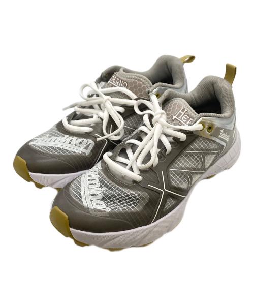 HERNO（ヘルノ）HERNO (ヘルノ) SCARPA (スカルパ) コラボローカットスニーカー グレー サイズ:EU38の古着・服飾アイテム