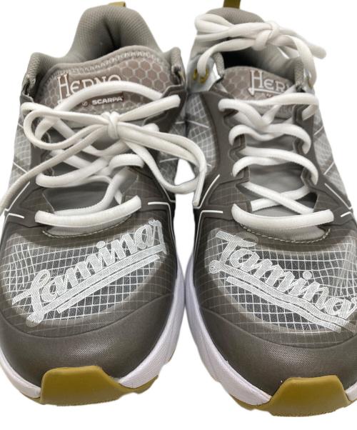 HERNO（ヘルノ）HERNO (ヘルノ) SCARPA (スカルパ) コラボローカットスニーカー グレー サイズ:EU38の古着・服飾アイテム