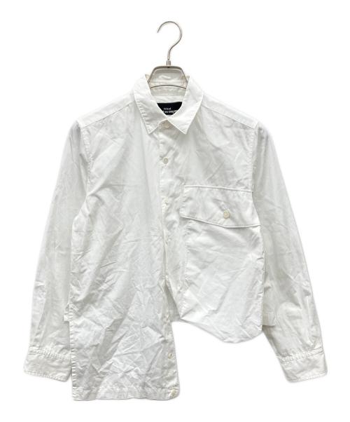 tricot COMME des GARCONS（トリココムデギャルソン）tricot COMME des GARCONS (トリココムデギャルソン) 90S アシンメトリーシャツ/ AD1994 ホワイト サイズ:-の古着・服飾アイテム