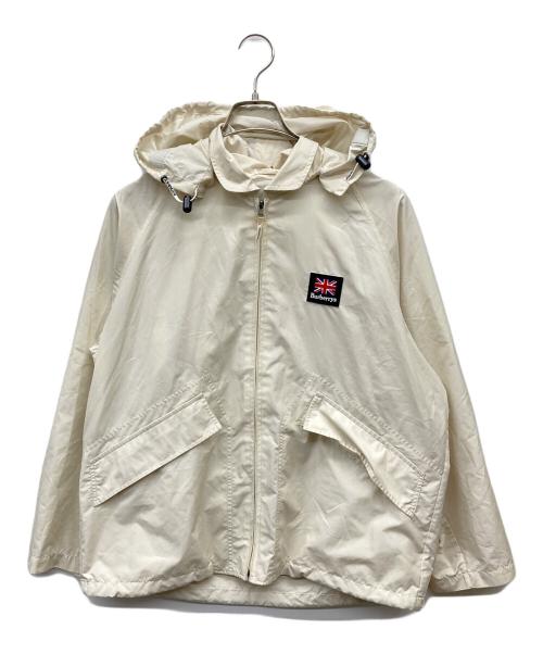 Burberry's（バーバリー）Burberry's (バーバリーズ) バックプリントフーデッドジャケット ベージュ サイズ:Mの古着・服飾アイテム