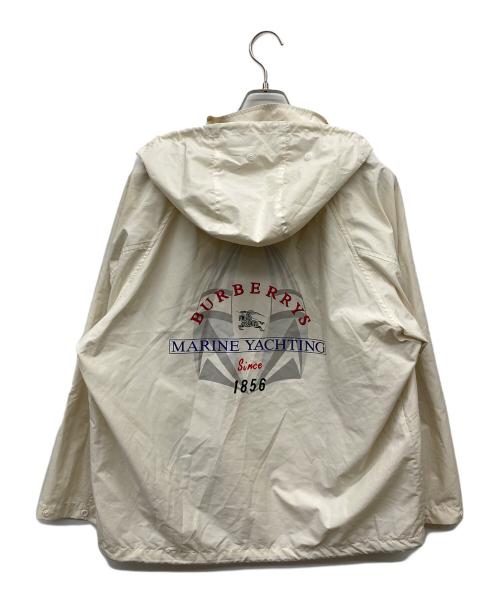 Burberry's（バーバリー）Burberry's (バーバリーズ) バックプリントフーデッドジャケット ベージュ サイズ:Mの古着・服飾アイテム