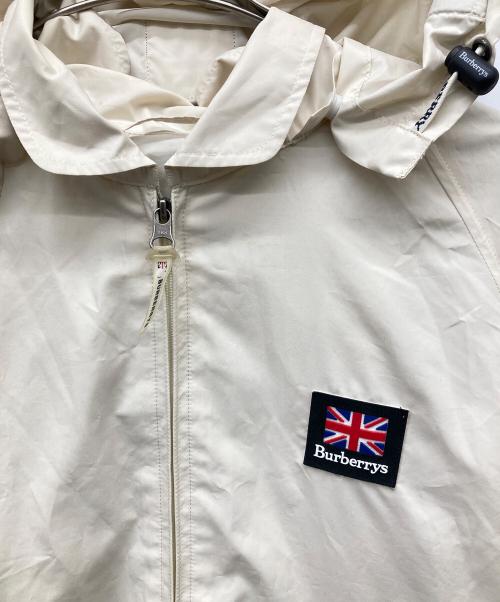 Burberry's（バーバリー）Burberry's (バーバリーズ) バックプリントフーデッドジャケット ベージュ サイズ:Mの古着・服飾アイテム