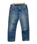 WAREHOUSEウエアハウス）の古着「Begin別注 セルビッチデニムパンツ」｜インディゴ