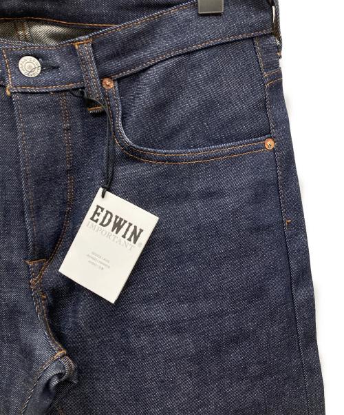 EDWIN（エドウィン）EDWIN (エドウィン) 虹色セルビッジデニムパンツ インディゴ サイズ:30 未使用品の古着・服飾アイテム