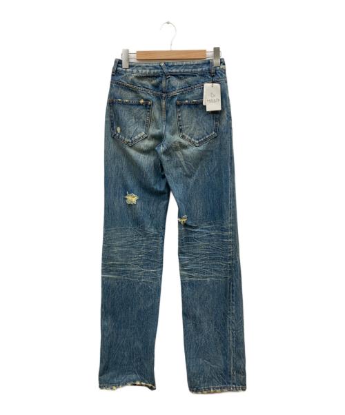santa fe（サンタフェ）santa fe (サンタフェ) ダメージ加工デニムパンツ インディゴ サイズ:29の古着・服飾アイテム