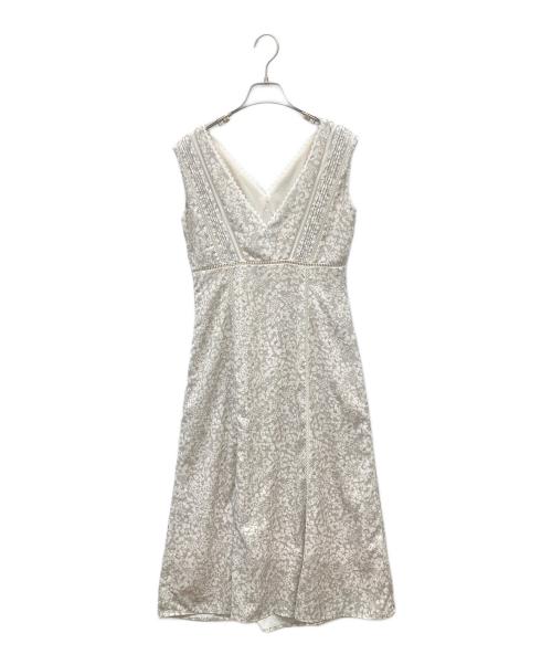 HER LIP TO（ハーリップトゥ）Her lip to (ハーリップトゥ) Lace Trimmed Floral Dress グリーン サイズ:Sの古着・服飾アイテム