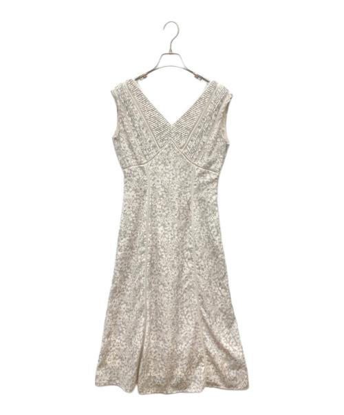 HER LIP TO（ハーリップトゥ）Her lip to (ハーリップトゥ) Lace Trimmed Floral Dress グリーン サイズ:Sの古着・服飾アイテム