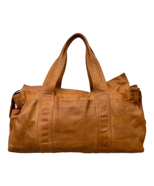 dan genten（ダン ゲンテン）dan genten (ダン ゲンテン) ゴートレザーボストンバッグ ブラウンの古着・服飾アイテム