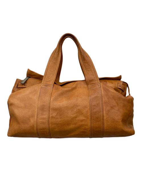 dan genten（ダン ゲンテン）dan genten (ダン ゲンテン) ゴートレザーボストンバッグ ブラウンの古着・服飾アイテム