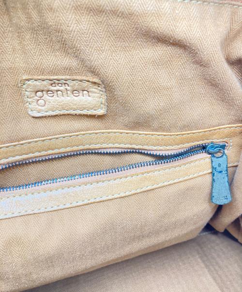 dan genten（ダン ゲンテン）dan genten (ダン ゲンテン) ゴートレザーボストンバッグ ブラウンの古着・服飾アイテム