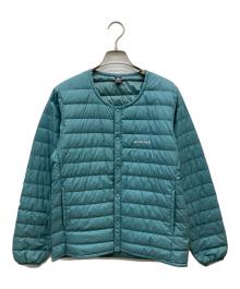 mont-bell（モンベル）の古着「スペリオダウン ラウンドネックジャケット」｜ブルー