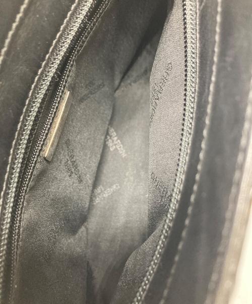 GHERARDINI（ゲラルディーニ）GHERARDINI (ゲラルディーニ) シグネチャーワンショルダーバッグ ブラウン×ブラックの古着・服飾アイテム