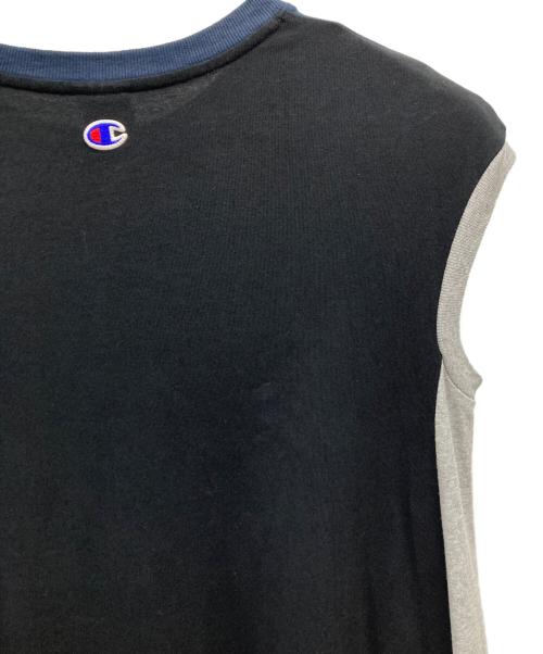 Champion（チャンピオン）Champion (チャンピオン) BEAMS BOY (ビームスボーイ) BEAMS BOY別注クレイージーパターンワンピース ネイビー サイズ:XSの古着・服飾アイテム