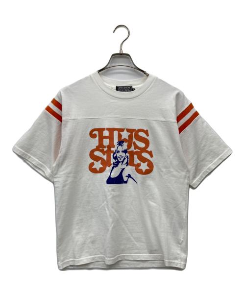 Hysteric Glamour（ヒステリックグラマー）Hysteric Glamour (ヒステリックグラマー) 25SS HYS STARS Tシャツ ホワイト サイズ:Mの古着・服飾アイテム