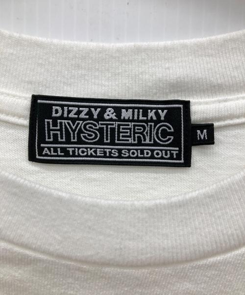 Hysteric Glamour（ヒステリックグラマー）Hysteric Glamour (ヒステリックグラマー) 25SS HYS STARS Tシャツ ホワイト サイズ:Mの古着・服飾アイテム