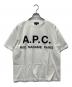 A.P.C.（アーペーセー）の古着「オーバーサイズ ロゴプリント Tシャツ」｜ホワイト