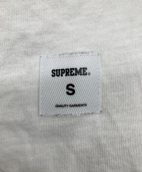 SUPREME（シュプリーム）Supreme (シュプリーム) Sketch Embroidered S/S Top ホワイト サイズ:Sの古着・服飾アイテム