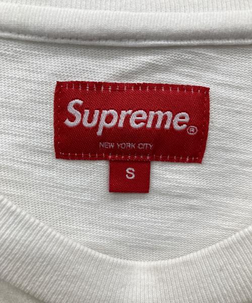 SUPREME（シュプリーム）Supreme (シュプリーム) Sketch Embroidered S/S Top ホワイト サイズ:Sの古着・服飾アイテム