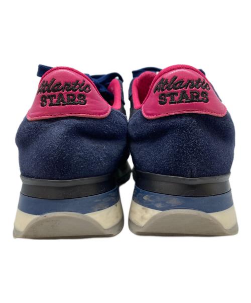 atlantic stars（アトランティックスターズ）atlantic stars (アトランティックスターズ) ローカットスニーカー ネイビー×ピンク サイズ:37の古着・服飾アイテム