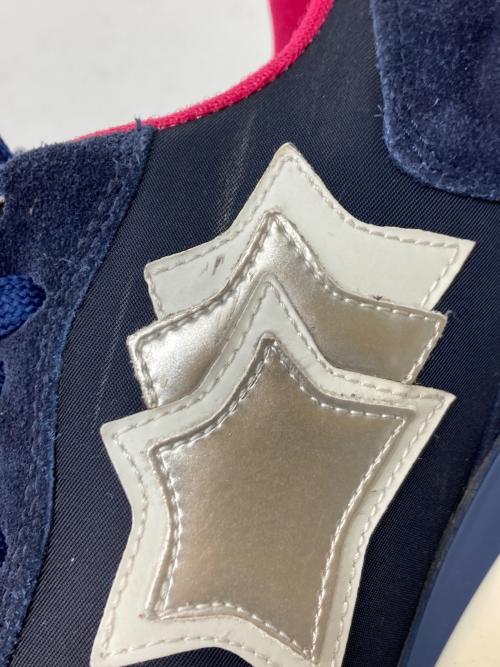 atlantic stars（アトランティックスターズ）atlantic stars (アトランティックスターズ) ローカットスニーカー ネイビー×ピンク サイズ:37の古着・服飾アイテム