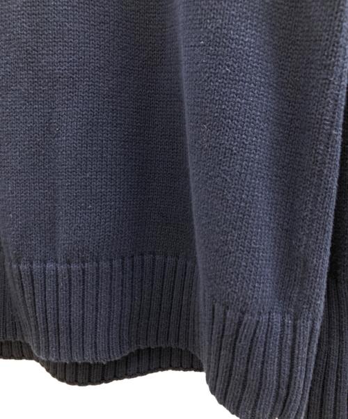 POLO RALPH LAUREN（ポロ・ラルフローレン）POLO RALPH LAUREN (ポロ・ラルフローレン) コットンニット ネイビー サイズ:XLの古着・服飾アイテム