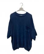 yashikiヤシキ）の古着「S/Sニット」｜ネイビー